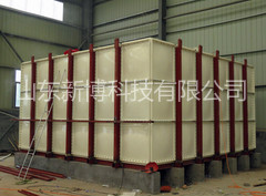 108吨淄博玻璃钢水箱